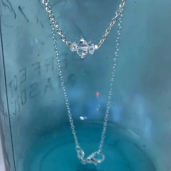 Hand Made Diamond Charm Necklace - Picture 3 of 7